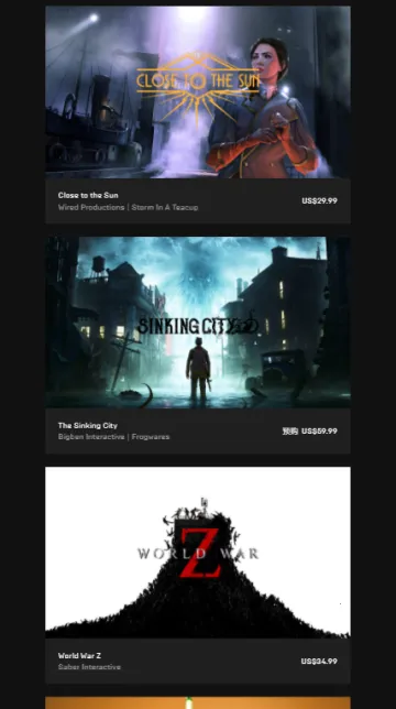 epic�̳�(��Ϸƽ̨)v1.0.0 ��׿���ͼ