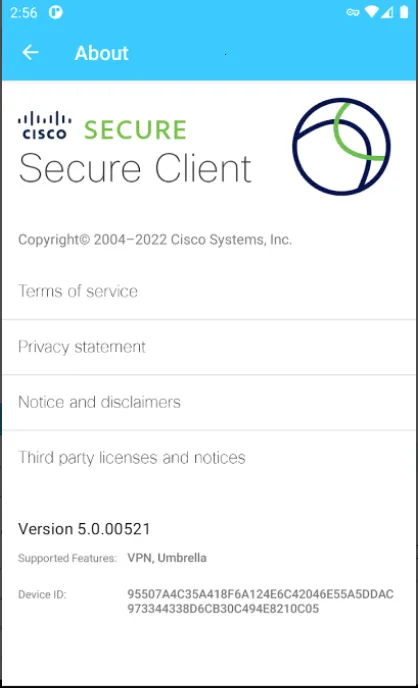 Cisco Secure Clientv5.0.03084 ��׿���ͼ