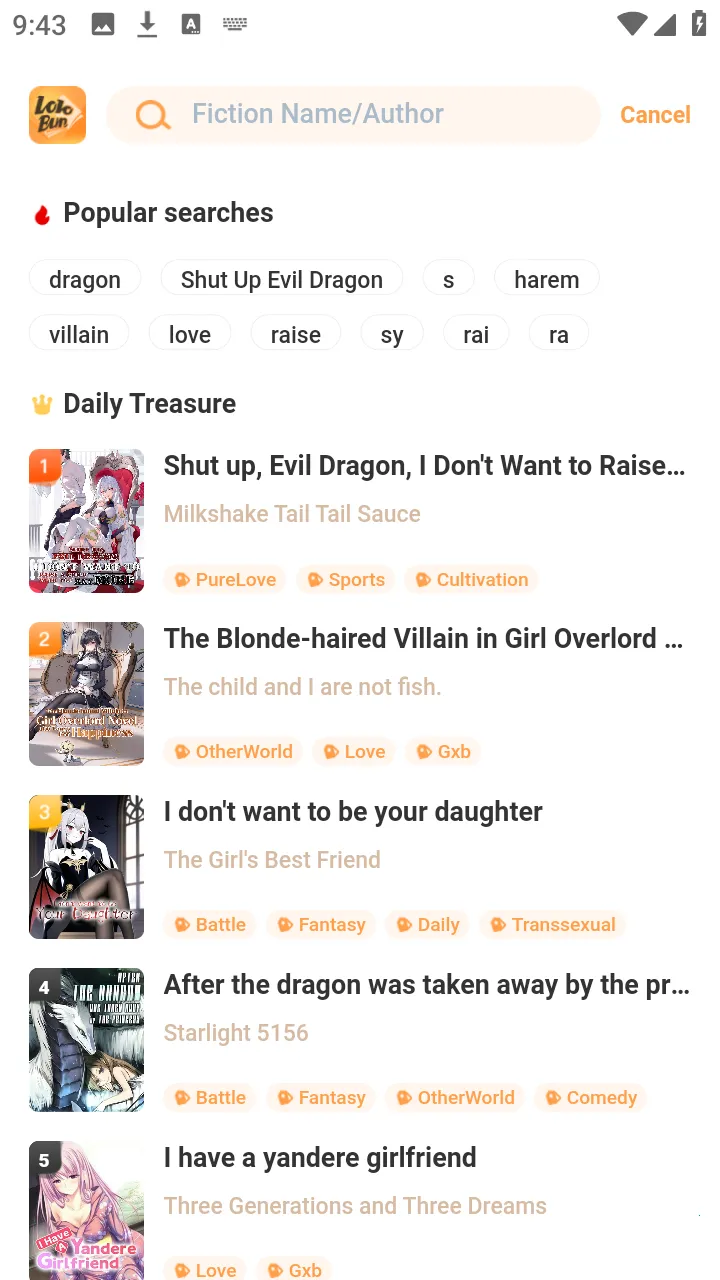 LoloBun(��С˵�Ķ�����)v1.0.54 �ֻ����ͼ