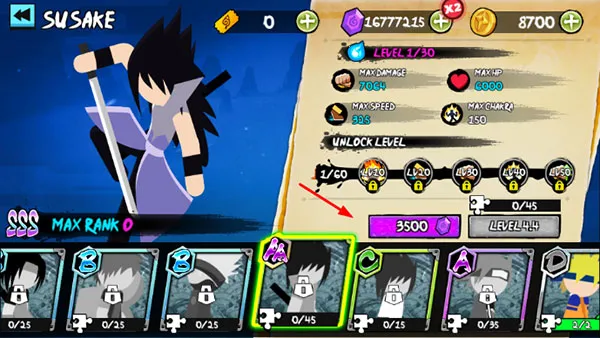 火柴人忍者大战破解版游戏内置菜单 火柴人忍者大战破解版游戏内置菜单