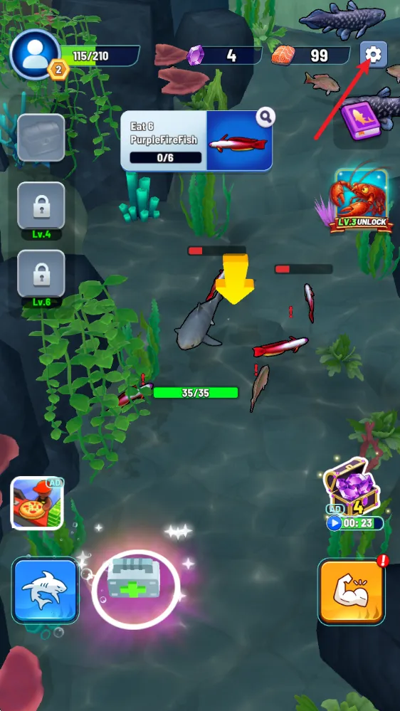 鲨鱼进化吞噬与成长