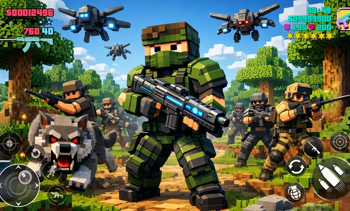 ��Ұ���֣�����ǹս(�������������Ϸ)v1.0.2 ��׿���ͼ