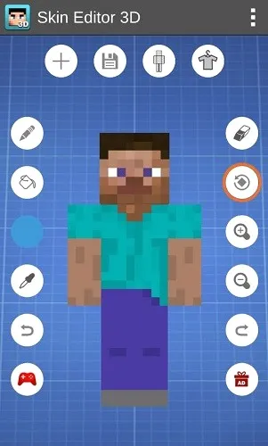 Skin Editor 3D(�ҵ�����Ƥ���༭)v6.0 ��Ѱ��ͼ