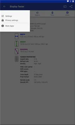 displaytester(�ֻ���Ļ��⹤��)v4.63 �ٷ������ͼ