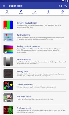 displaytester(�ֻ���Ļ��⹤��)v4.63 �ٷ������ͼ